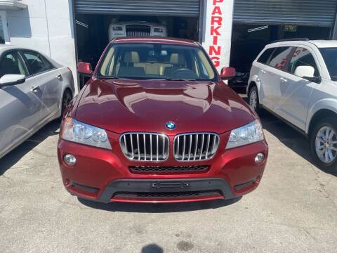 2013 BMW X3 for sale at America Auto Wholesale Inc in Miami FL