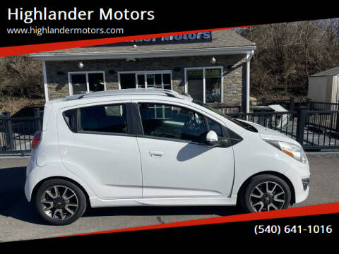 2015 Chevrolet Spark for sale at Highlander Motors in Radford VA