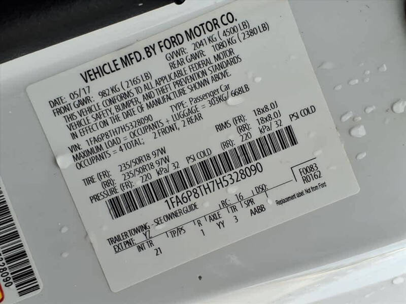 2017 Ford Mustang EcoBoost