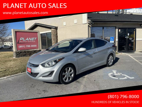 2016 Hyundai Elantra for sale at PLANET AUTO SALES in Lindon UT