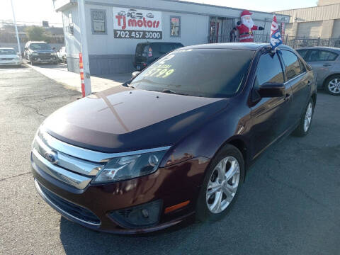 2012 Ford Fusion for sale at TJ Motors in Las Vegas NV