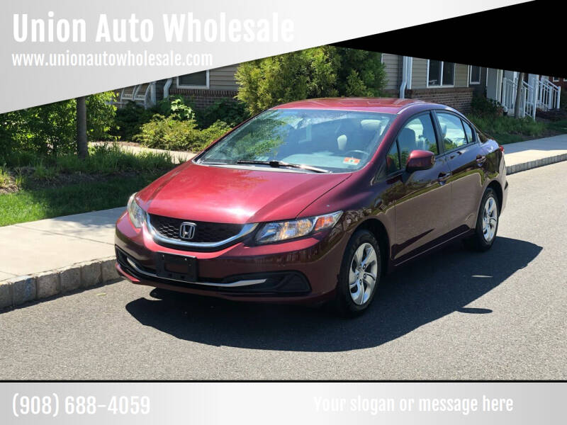2013 Honda Civic for sale at Union Auto Wholesale in Union NJ