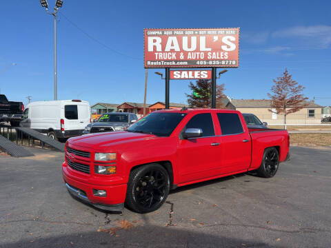 2015 Chevrolet Silverado 1500 for sale at RAUL'S TRUCK & AUTO SALES, INC in Oklahoma City OK