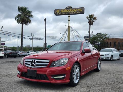 2013 Mercedes-Benz C-Class for sale at A MOTORS SALES AND FINANCE - 10110 West Loop 1604 N in San Antonio TX