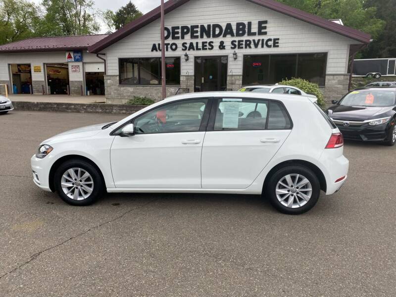 2018 Volkswagen Golf for sale at Dependable Auto Sales and Service in Binghamton NY