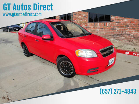 2010 Chevrolet Aveo for sale at GT Autos Direct in Garden Grove CA