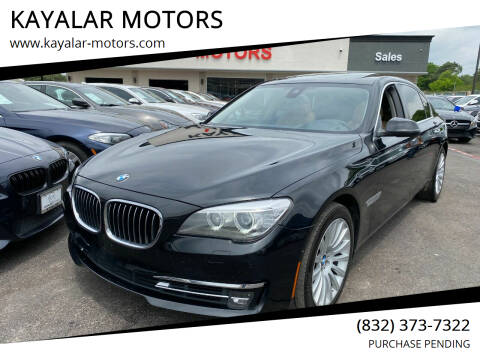 2013 BMW 7 Series for sale at KAYALAR MOTORS in Houston TX