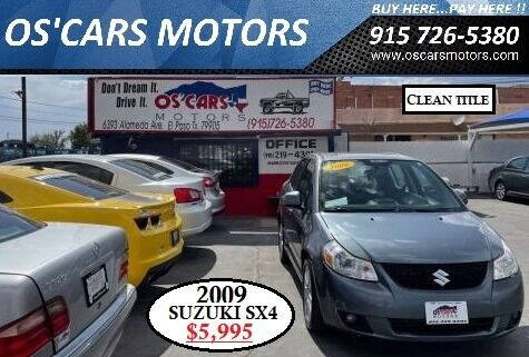 2009 Suzuki SX4 for sale at Os'Cars Motors in El Paso TX