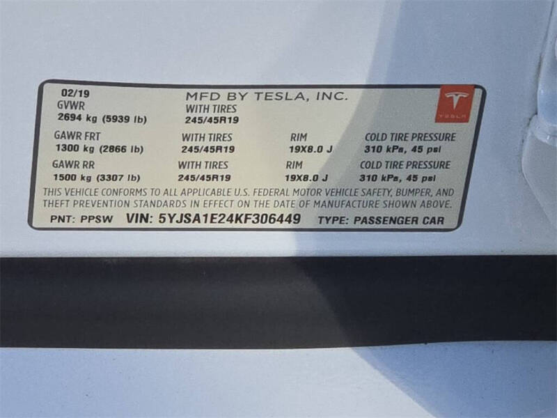2019 Tesla Model S 100D