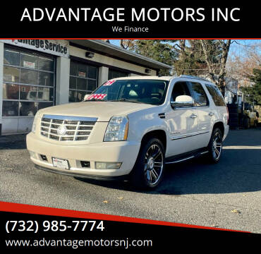 2009 Cadillac Escalade for sale at ADVANTAGE MOTORS INC in Edison NJ