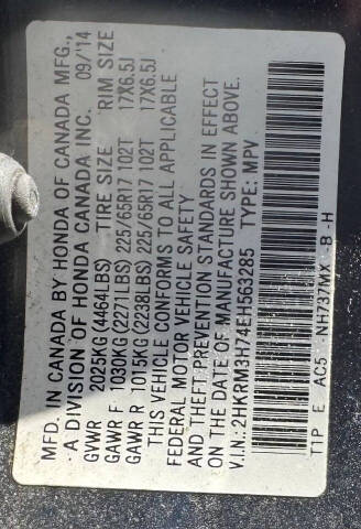 2014 Honda CR-V EX-L