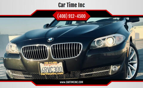 2011 BMW 5 Series for sale at Car Time Inc in San Jose CA