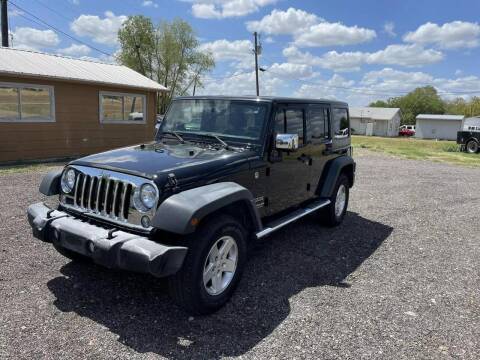 2016 Jeep Wrangler Unlimited for sale at Maxdale Auto Sales in Killeen TX