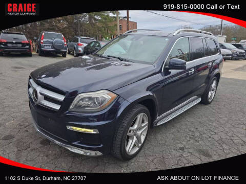 2015 Mercedes-Benz GL-Class for sale at CRAIGE MOTOR CO in Durham NC