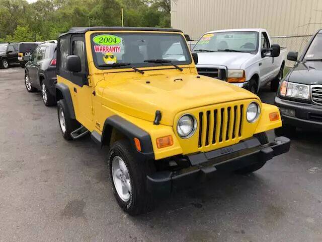 2004 Jeep Wrangler for sale at Sandy Lane Auto Sales and Repair in Warwick RI