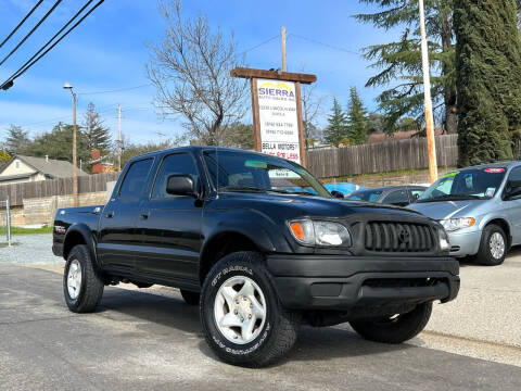 2001 Toyota Tacoma for sale at Sierra Auto Sales Inc in Auburn CA