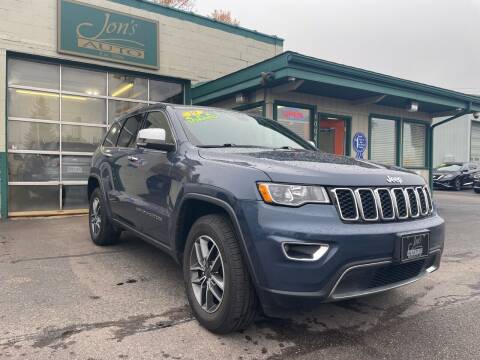 2019 Jeep Grand Cherokee for sale at Jon's Auto in Marquette MI