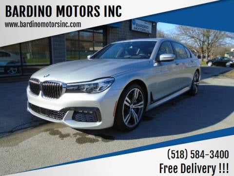 2018 BMW 7 Series for sale at BARDINO MOTORS INC in Saratoga Springs NY