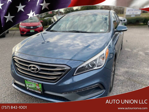 2016 Hyundai Sonata for sale at Auto Union LLC in Virginia Beach VA