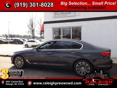 2018 BMW 5 Series for sale at Raleigh Pre-Owned in Raleigh NC