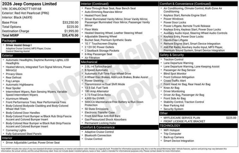 2026 Jeep Compass Limited