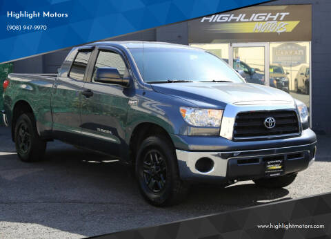 2008 Toyota Tundra for sale at Highlight Motors in Linden NJ
