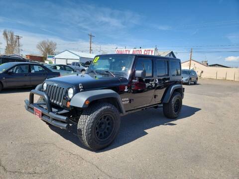 2013 Jeep Wrangler Unlimited for sale at Quality Auto City Inc. in Laramie WY