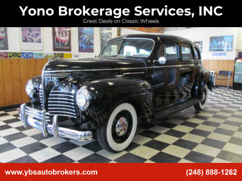 1940 Plymouth Deluxe for sale at Yono Brokerage Services, INC in Farmington MI