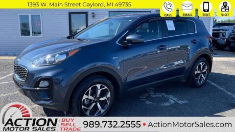 2021 Kia Sportage for sale at Action Motor Sales in Gaylord MI