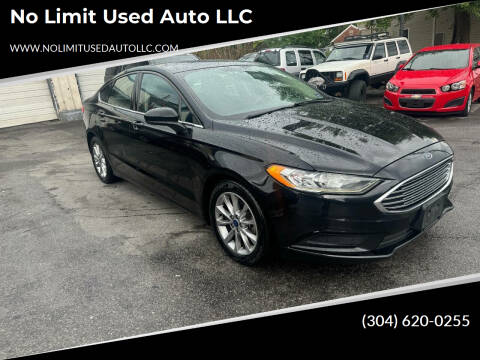 2017 Ford Fusion for sale at No Limit Used Auto LLC in Martinsburg WV