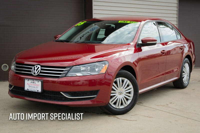 2015 Volkswagen Passat for sale at Auto Import Specialist LLC in South Bend IN
