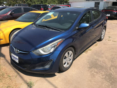 2016 Hyundai Elantra for sale at Simmons Auto Sales in Denison TX