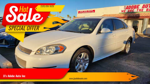 2012 Chevrolet Impala for sale at JJ's Adobe Auto Inc in Casa Grande AZ