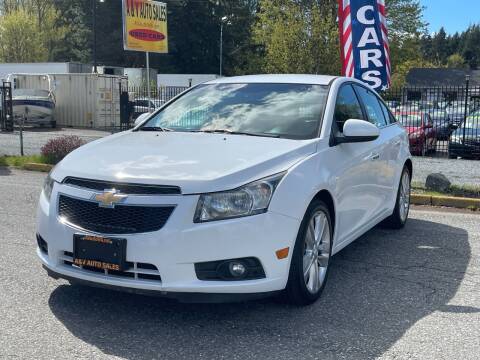 2012 Chevrolet Cruze for sale at A & V AUTO SALES LLC in Marysville WA