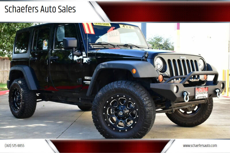 2011 Jeep Wrangler Unlimited for sale at Schaefers Auto Sales in Victoria TX