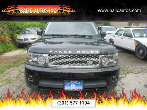 2011 Land Rover Range Rover Sport for sale at Balic Autos Inc in Lanham MD