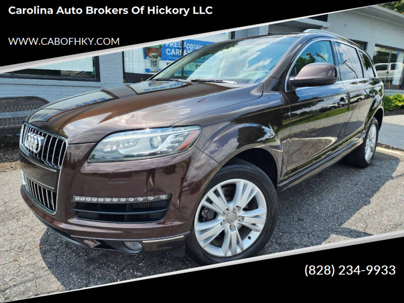 2011 Audi Q7 for sale at Carolina Auto Brokers of Hickory LLC in Newton NC
