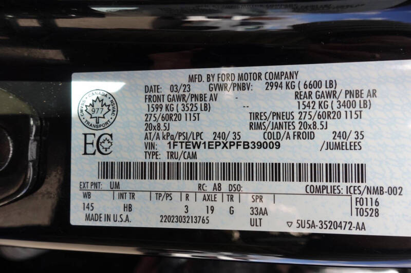 2023 Ford F-150 Lariat