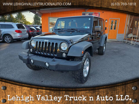 2014 Jeep Wrangler Unlimited for sale at Lehigh Valley Truck n Auto LLC. in Schnecksville PA