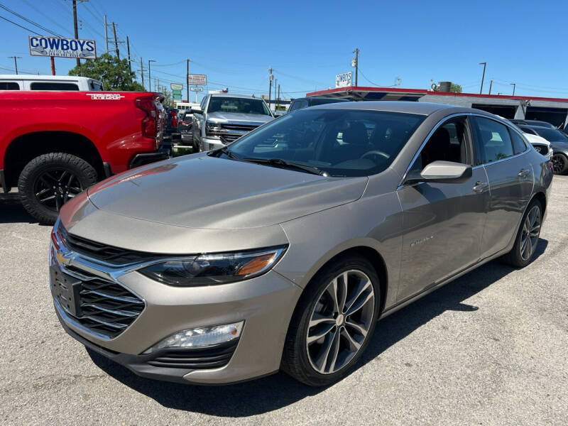 Used 2022 Chevrolet Malibu 1LT with VIN 1G1ZD5ST5NF165636 for sale in Garland, TX