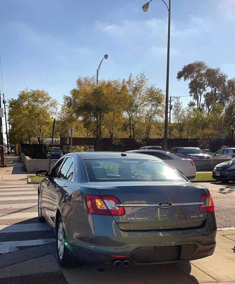 Blue 2010 Ford Taurus SEL AWD SEL 4dr Sedan 2