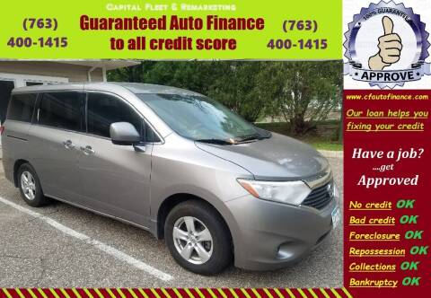 2011 Nissan Quest for sale at Capital Fleet  & Remarketing  Auto Finance in Columbia Heights MN