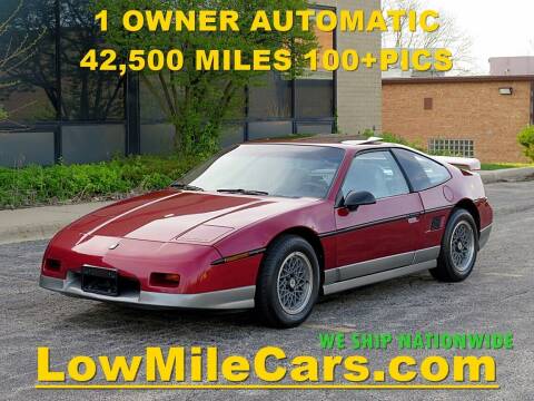 1987 Pontiac Fiero for sale at LowMileCars.com / LM CARS INC in Burr Ridge IL