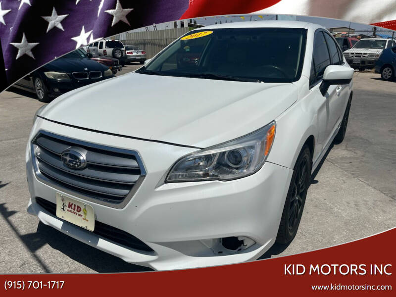 2017 Subaru Legacy for sale at Kid Motors Inc in El Paso TX