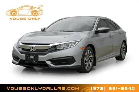 2016 Honda Civic for sale at VDUBS ONLY in Plano TX