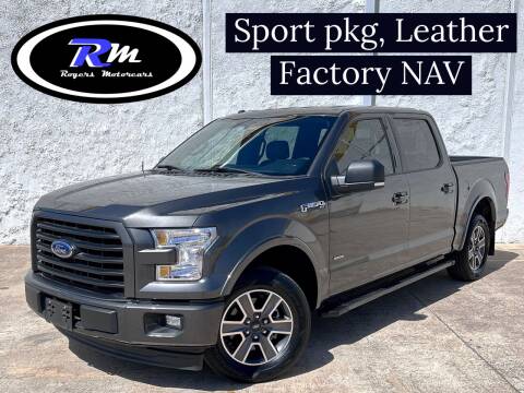 2017 Ford F-150 for sale at ROGERS MOTORCARS in Houston TX