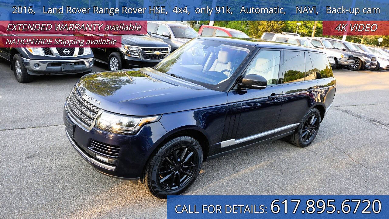 Dk. Blue 2016 Land Rover Range Rover Base AWD 4dr SUV 1