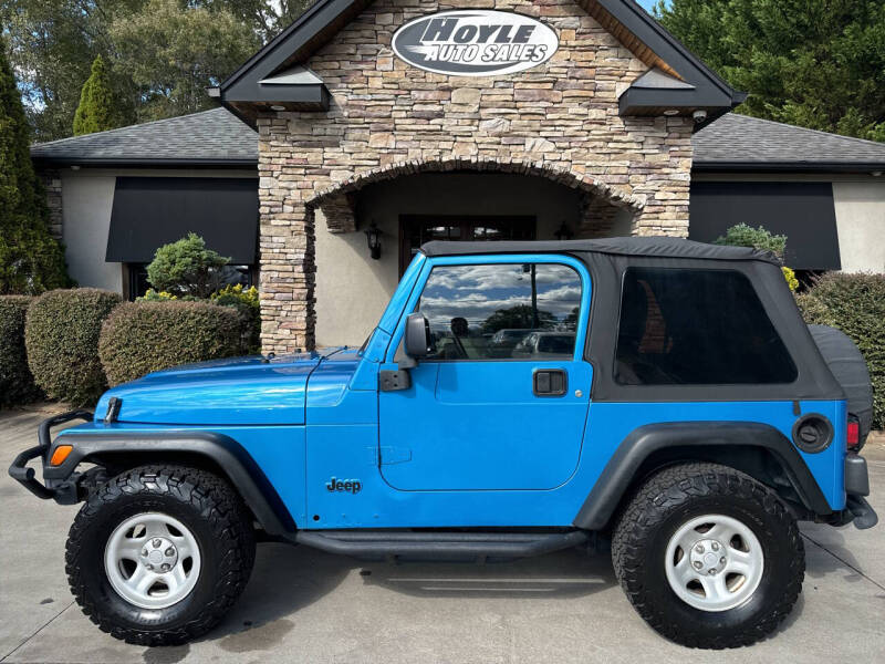 2003 Jeep Wrangler for sale at Hoyle Auto Sales in Taylorsville NC