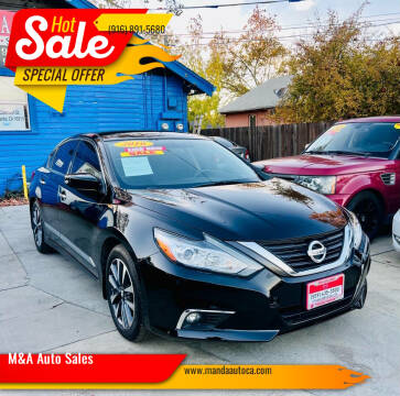 2016 Nissan Altima for sale at M&A Auto Sales in Sacramento CA