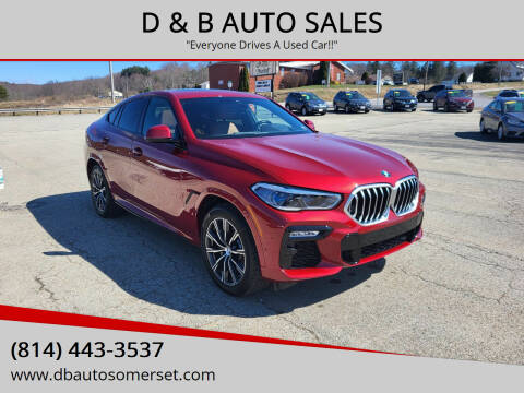 2021 BMW X6 for sale at D & B AUTO SALES in Somerset PA